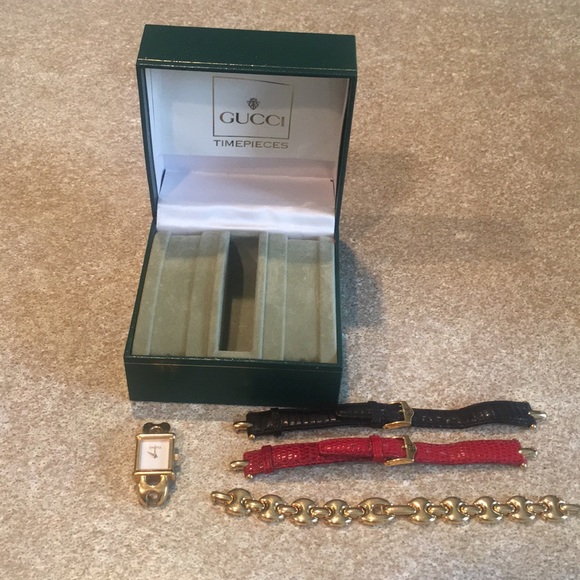 GUCCI VINTAGE INTERCHANGEABLE WATCH - Picture 5 of 8
